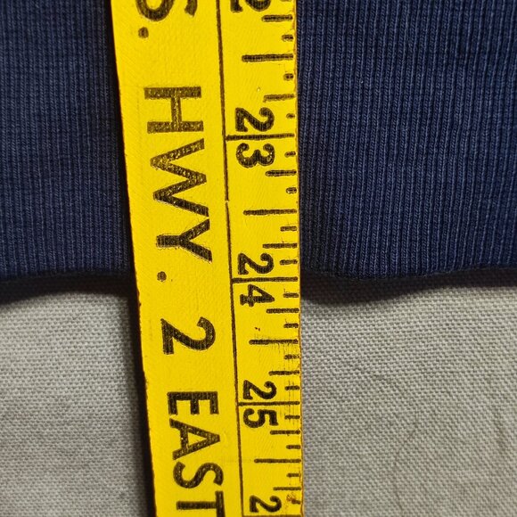 U.S. Polo Assn. full zip hoodie boys size XL blue with yellow logo - Picture 10 of 10